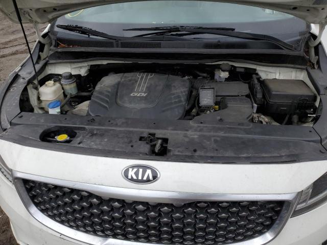 KNDMA5C14G6150023 - 2016 KIA SEDONA L WHITE photo 12