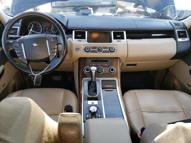 SALSF2D40BA703698 - 2011 LAND ROVER RANGE ROVE BLACK photo 8