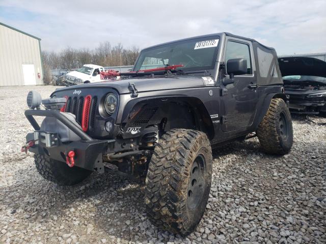 1C4GJWAG5JL929613 - 2018 JEEP WRANGLER S CHARCOAL photo 2