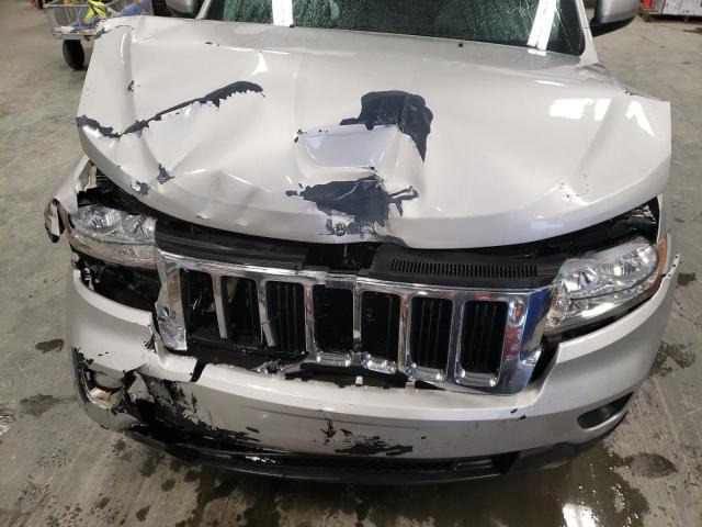 1C4RJEAGXCC264794 - 2012 JEEP GRAND CHER ვერცხლისფერი ფოტო 11