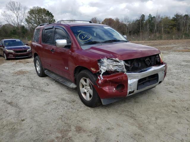 5N1BA08A57N720213 - 2007 NISSAN ARMADA SE RED photo 1