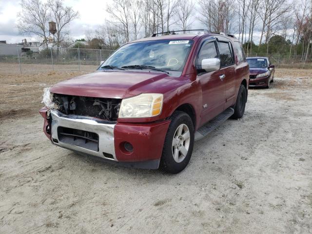 5N1BA08A57N720213 - 2007 NISSAN ARMADA SE RED photo 2