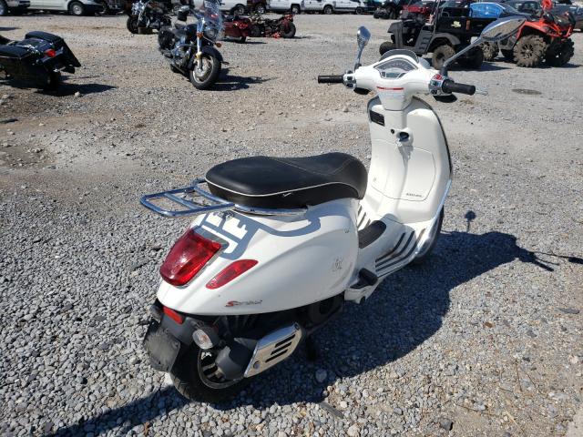 ZAPM818G1F5400113 - 2015 VESPA SPRINT 150 WHITE photo 4