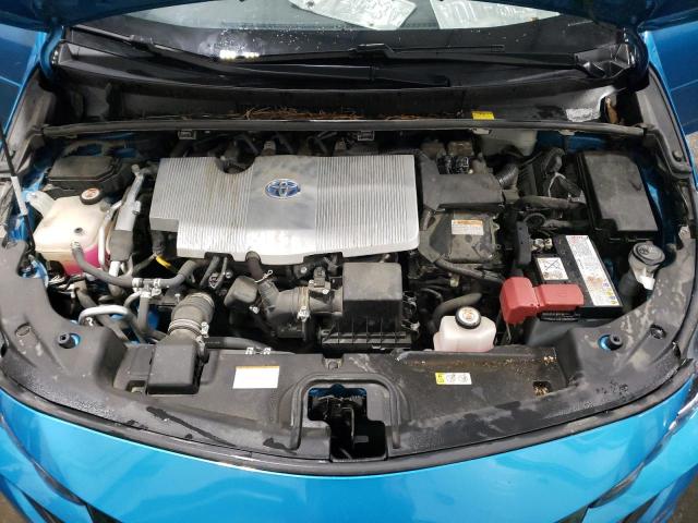 JTDKARFP5J3073699 - 2018 TOYOTA PRIUS PRIM 蓝色 照片 11