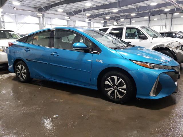 JTDKARFP5J3073699 - 2018 TOYOTA PRIUS PRIM 蓝色 照片 4