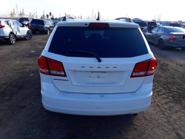 3C4PDCAB0ET256685 - 2014 DODGE JOURNEY SE WHITE photo 6