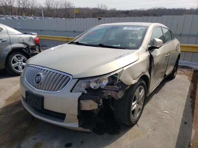 1G4GB5EGXAF156987 - 2010 BUICK LACROSSE C GOLD photo 2