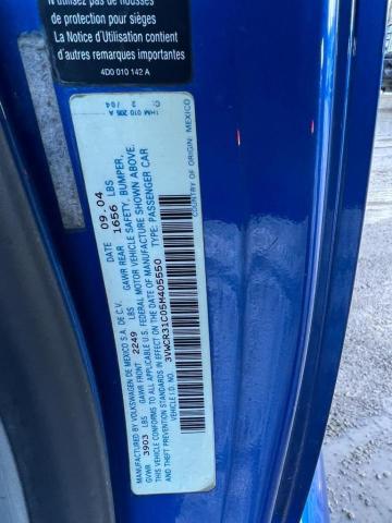 3VWCR31C05M405550 - 2005 VOLKSWAGEN NEW BEETLE Blau Foto 10