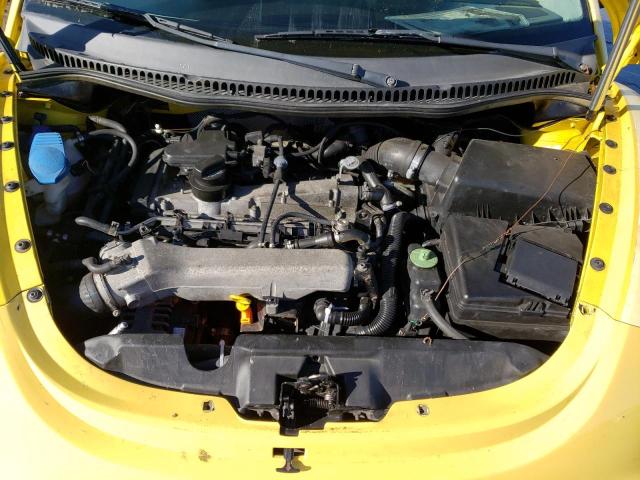 3VWCD21C42M450141 - 2002 VOLKSWAGEN NEW BEETLE YELLOW photo 11