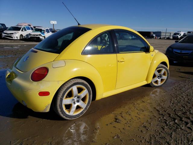 3VWCD21C42M450141 - 2002 VOLKSWAGEN NEW BEETLE YELLOW photo 3