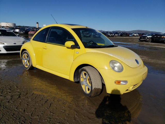 3VWCD21C42M450141 - 2002 VOLKSWAGEN NEW BEETLE YELLOW photo 4