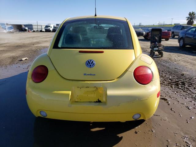 3VWCD21C42M450141 - 2002 VOLKSWAGEN NEW BEETLE YELLOW photo 6