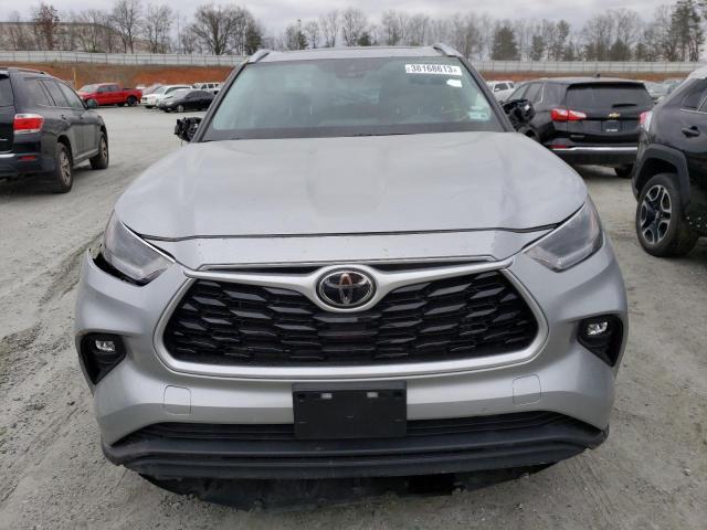 5TDGZRAH2MS071684 - 2021 TOYOTA HIGHLANDER ვერცხლისფერი ფოტო 5