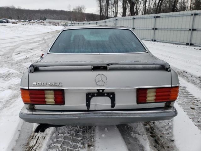 WDB12604412006439 - 1983 MERCEDES-BENZ 560 SEC SILVER photo 6