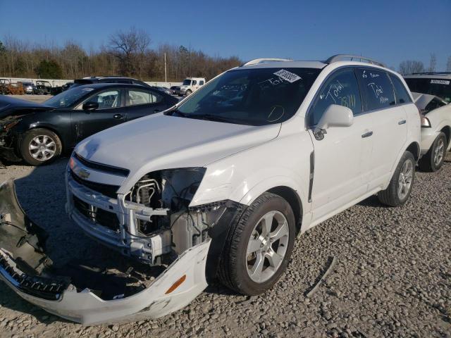 3GNAL3EK9ES661704 - 2014 CHEVROLET CAPTIVA LT WHITE photo 2