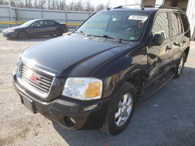 1GKDT13S252364027 - 2005 GMC ENVOY BLACK photo 2