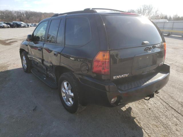 1GKDT13S252364027 - 2005 GMC ENVOY BLACK photo 3