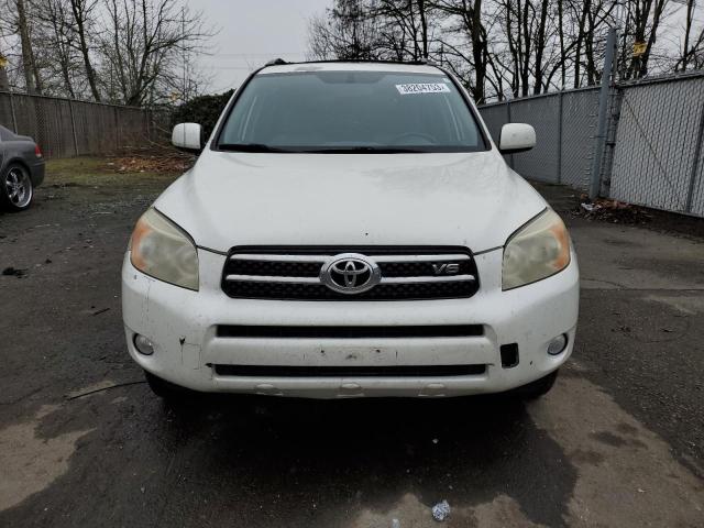 JTMBK31V775016501 - 2007 TOYOTA RAV4 LIMIT WHITE photo 5