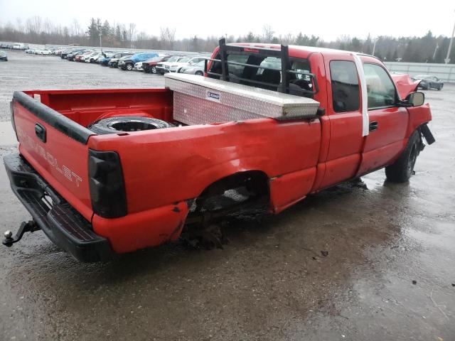 1GCEK19T94E395176 - 2004 CHEVROLET SILVERADO RED photo 3