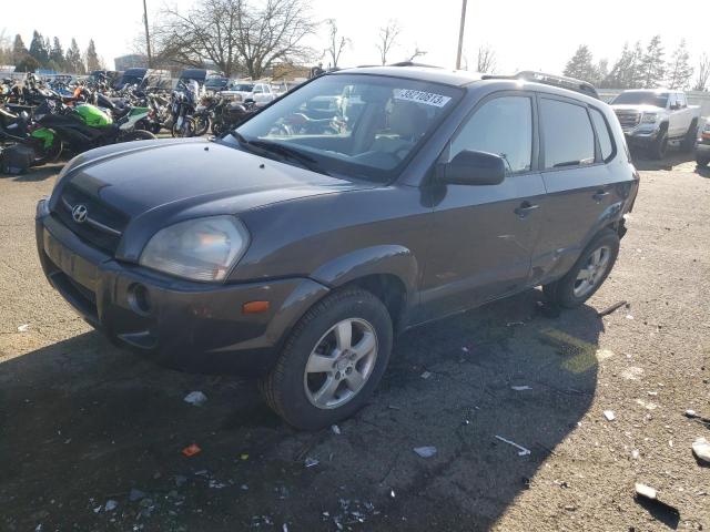 KM8JM12B67U494392 - 2007 HYUNDAI TUCSON GRAY photo 1