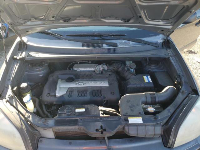 KM8JM12B67U494392 - 2007 HYUNDAI TUCSON GRAY photo 11