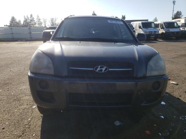 KM8JM12B67U494392 - 2007 HYUNDAI TUCSON GRAY photo 5