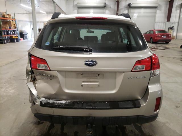 4S4BRCAC4E3286039 - 2014 SUBARU OUTBACK 2. SILVER photo 6