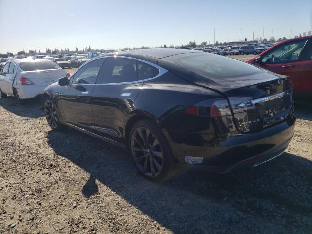 5YJSA1E23FF106183 - 2015 TESLA MODEL S Սև լուսանկար 2