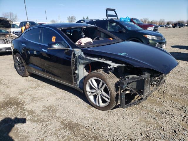 5YJSA1E23FF106183 - 2015 TESLA MODEL S Սև լուսանկար 4