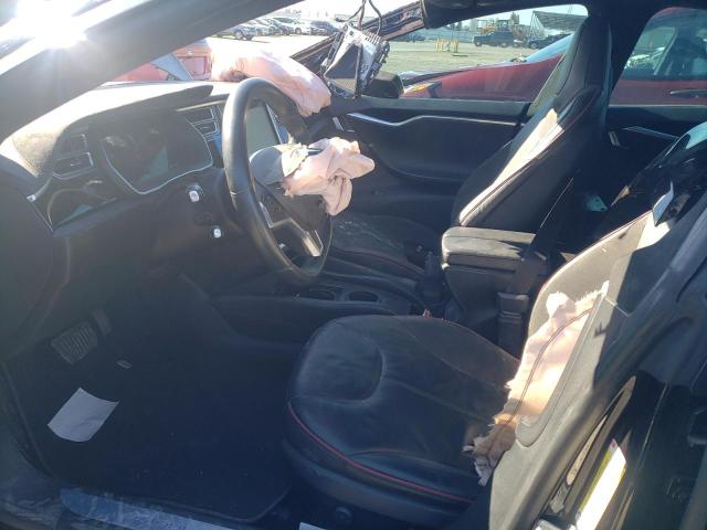 5YJSA1E23FF106183 - 2015 TESLA MODEL S Սև լուսանկար 7