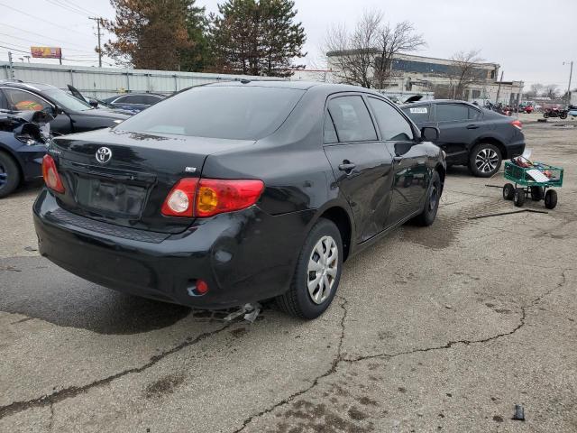 1NXBU40E39Z087247 - 2009 TOYOTA COROLLA BA BLACK photo 3
