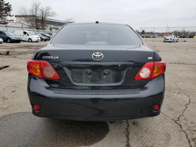 1NXBU40E39Z087247 - 2009 TOYOTA COROLLA BA BLACK photo 6