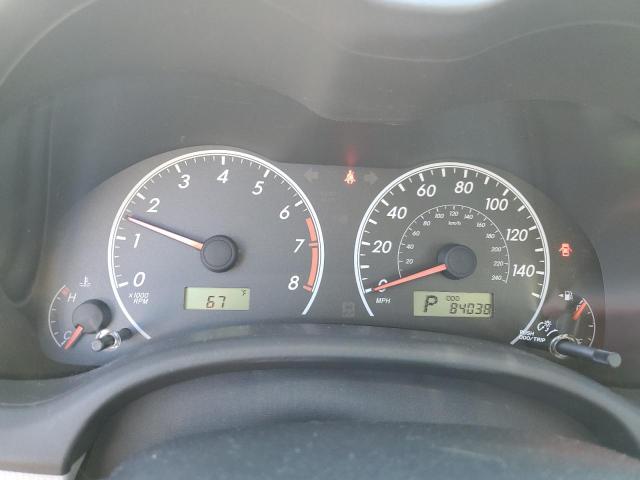 2T1BU4EE7BC667214 - 2011 TOYOTA COROLLA BA 银色 照片 9