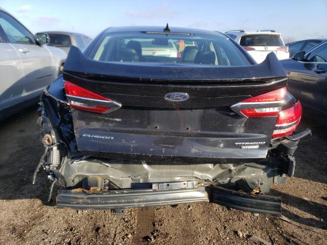 3FA6P0RU0LR204156 - 2020 FORD FUSION TIT BLACK photo 6