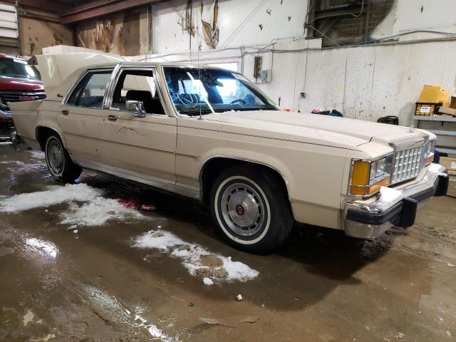 2FABP43F4FX168588 - 1985 FORD LTD CROWN TAN photo 4