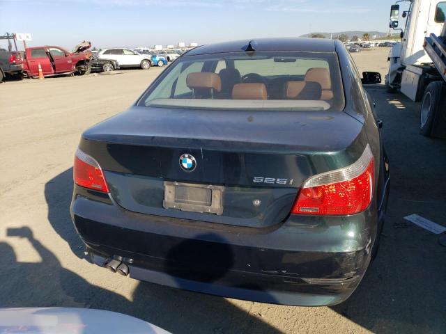 WBANE53547CW67414 - 2007 BMW 525 I GREEN photo 6