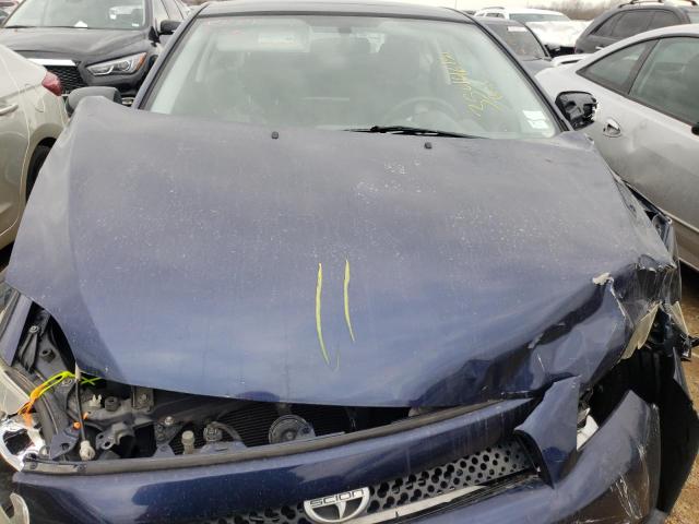 JTKDE3B76A0307522 - 2010 TOYOTA SCION TC BLUE photo 7