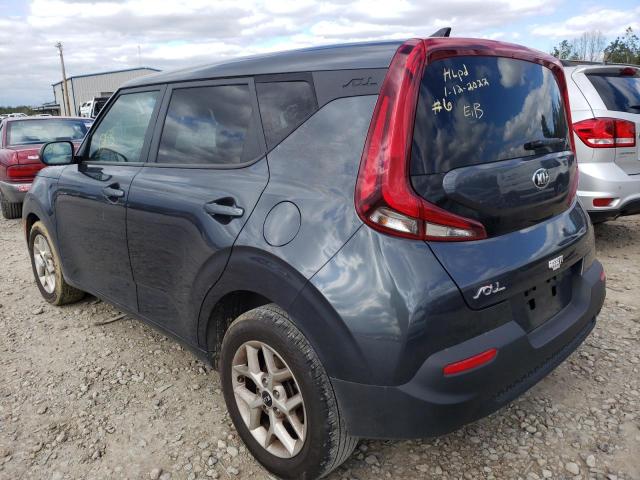 KNDJ23AU4L7732340 - 2020 KIA SOUL LX GRAY photo 3