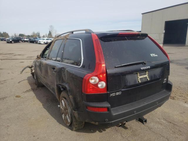 YV1CZ852051200612 - 2005 VOLVO XC90 V8 BLACK photo 3