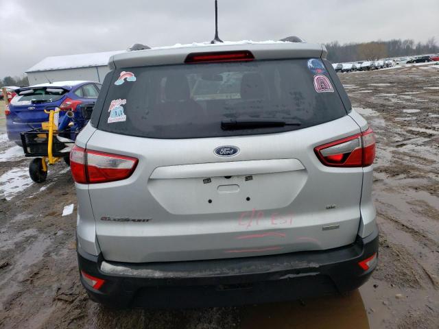 MAJ3S2GEXLC394412 - 2020 FORD ECOSPORT S SILVER photo 6