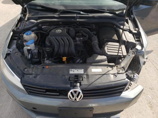 3VW2K7AJ0DM256965 - 2013 VOLKSWAGEN JETTA BASE Մոխրագույն լուսանկար 7