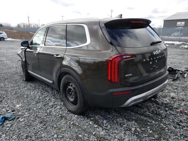 5XYP5DHC1NG207567 - 2022 KIA TELLURIDE GRAY photo 3