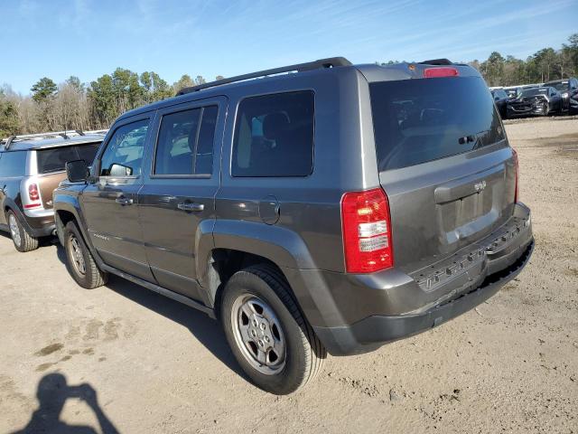 1C4NJPBA6CD673308 - 2012 JEEP PATRIOT SP GRAY photo 2