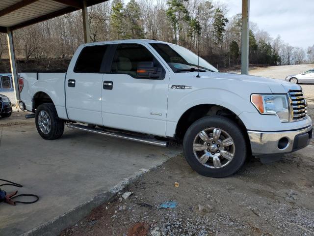 1FTFW1CT0CFA02143 - 2012 FORD F150 SUPER WHITE photo 4