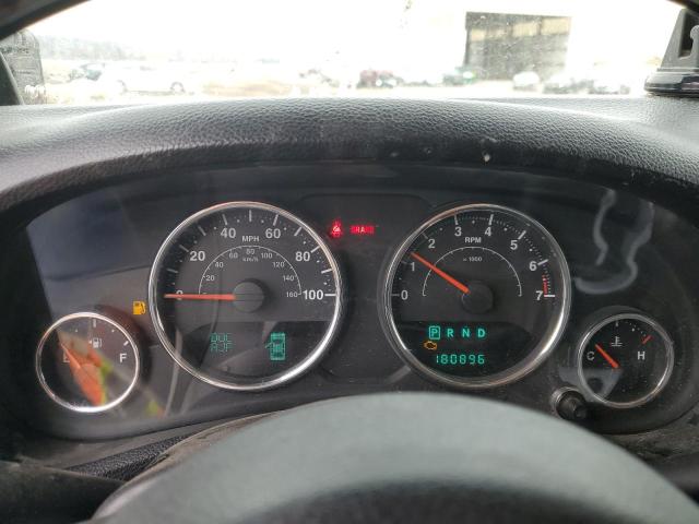 1C4HJWEG6CL272810 - 2012 JEEP WRANGLER U MAROON photo 9