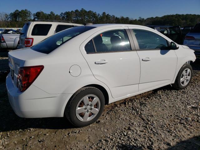 1G1JB5SH4F4115371 - 2015 CHEVROLET SONIC LS WHITE photo 3