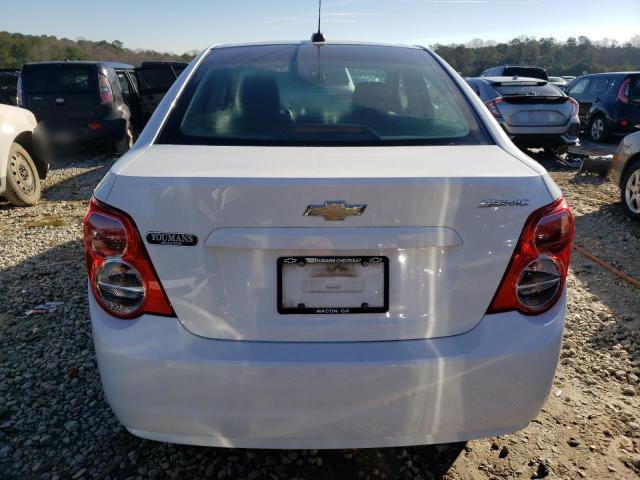 1G1JB5SH4F4115371 - 2015 CHEVROLET SONIC LS WHITE photo 6