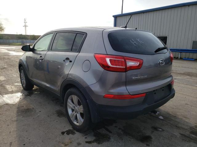 KNDPB3A20C7287670 - 2012 KIA SPORTAGE B GRAY photo 3