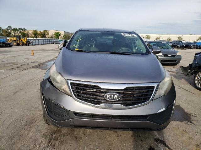 KNDPB3A20C7287670 - 2012 KIA SPORTAGE B GRAY photo 9