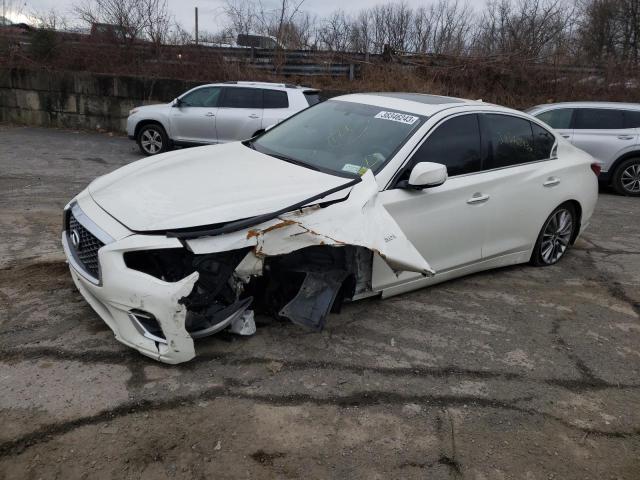 JN1EV7AR1JM439766 - 2018 INFINITI Q50 LUXE WHITE photo 1